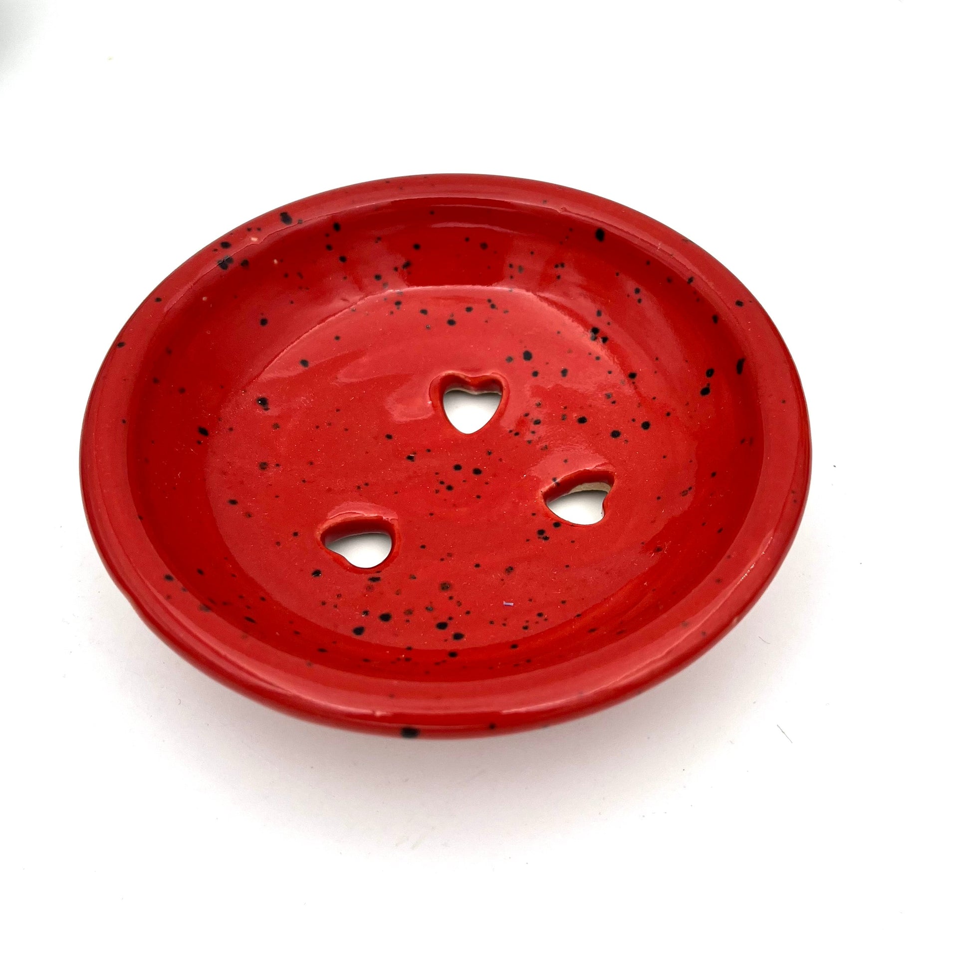 Anniepooh soap dish Brick Red Moville Pottery Soap Dish