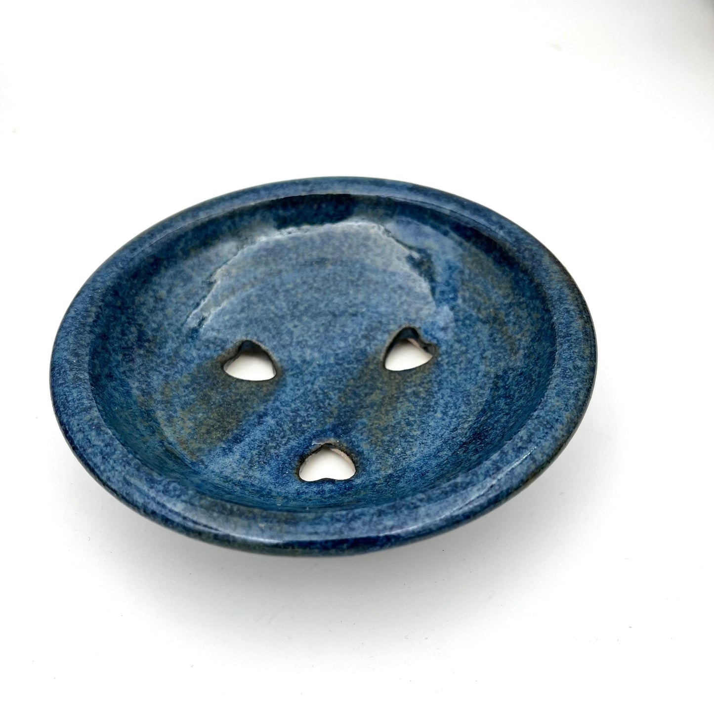 Anniepooh soap dish Chun Blue Glaze Moville Pottery Soap Dish