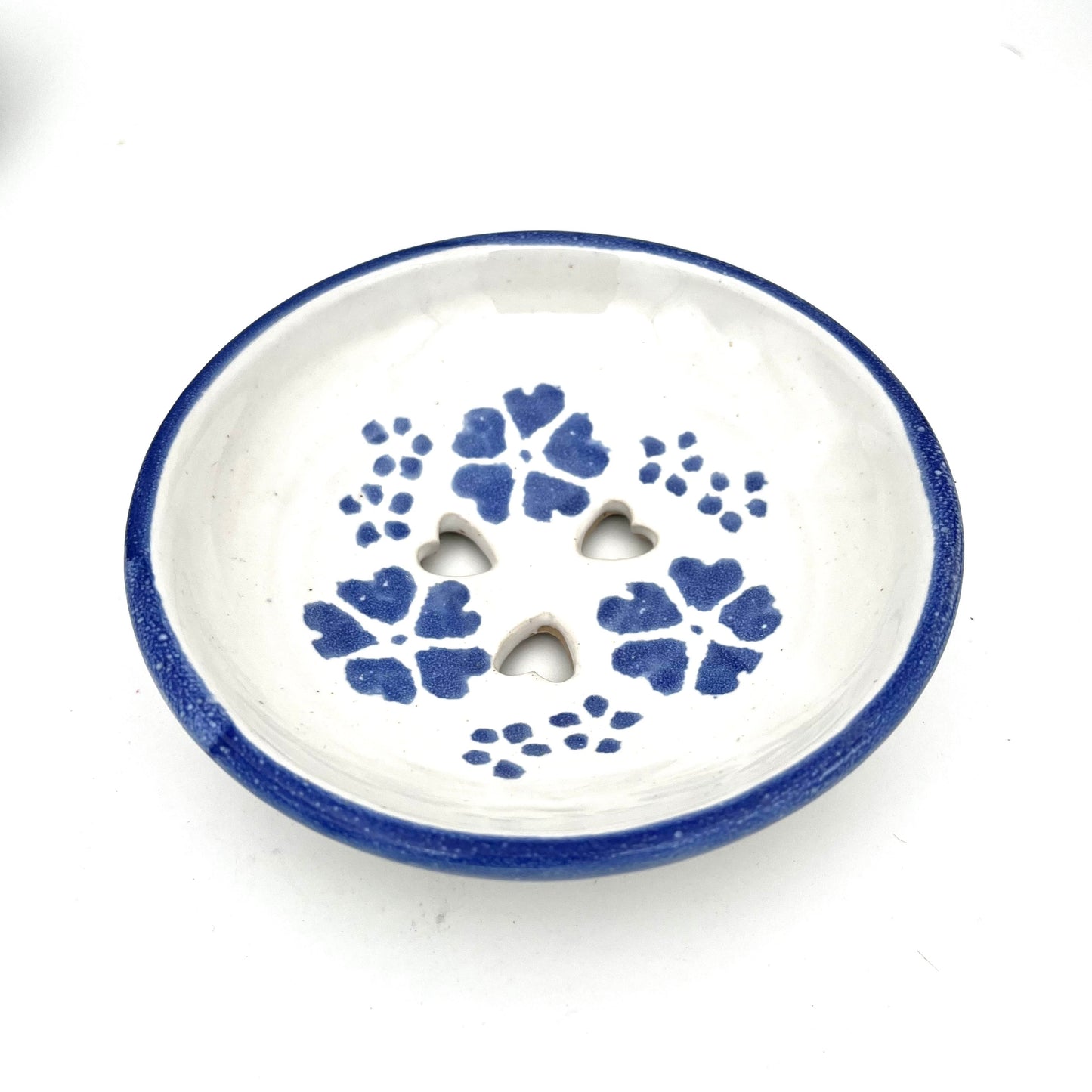 Anniepooh soap dish Flower Pattern Moville Pottery Soap Dish