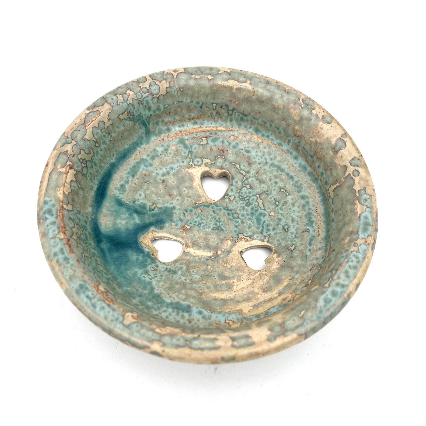 Anniepooh soap dish Galaxy Glaze Moville Pottery Soap Dish