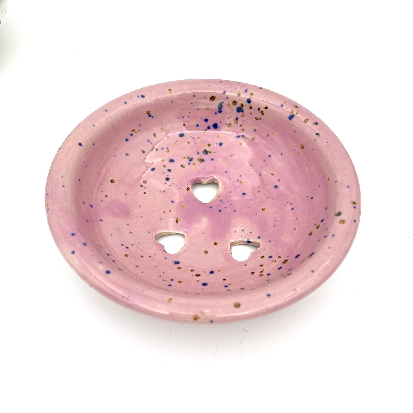Anniepooh soap dish Lavender (pink) Moville Pottery Soap Dish