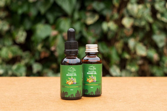Ecoanniepooh Argan, Basil and Juniper Three Hills Beard Oil with Argan, Basil and Juniper Berry 30mls of