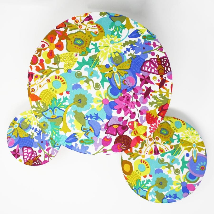 Ecoanniepooh Cotton Bowl Covers set of 3