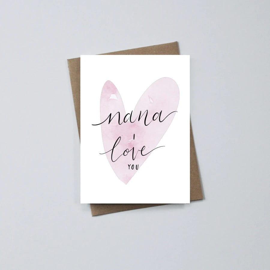 Ecoanniepooh Nana I love you Card