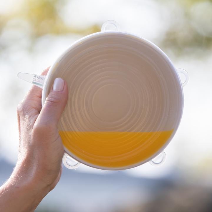 Ecoanniepooh Reusable Silicone Bowl Covers (set of 6 different sizes)