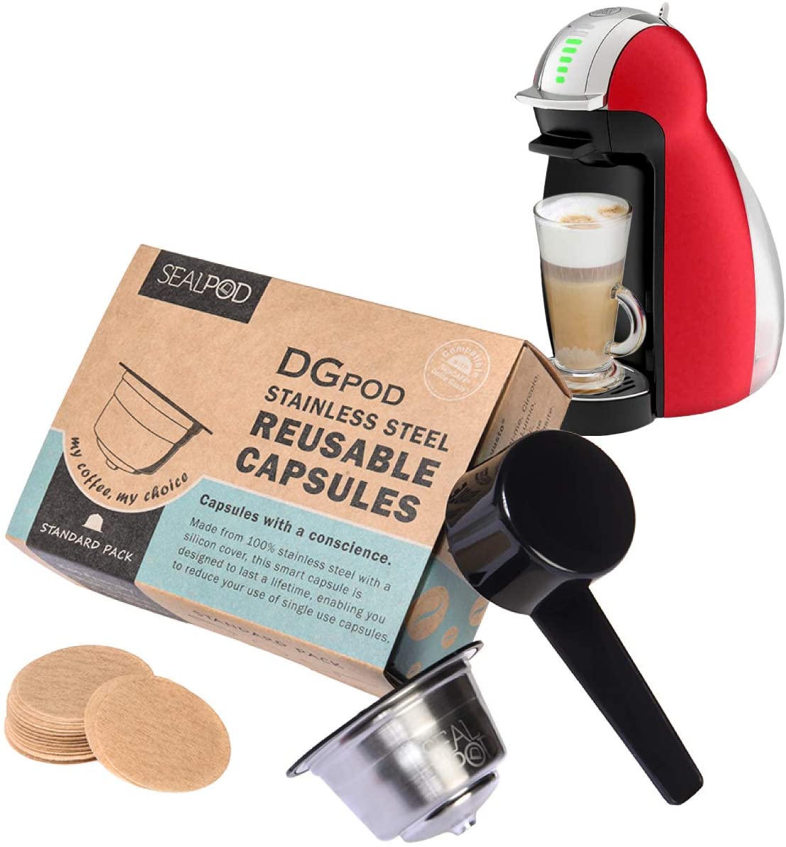 Ecoanniepooh SealPod Capsules for Dolce Gusto