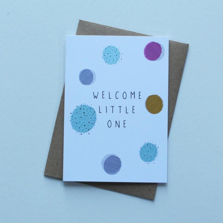 Ecoanniepooh Welcome Little One Card