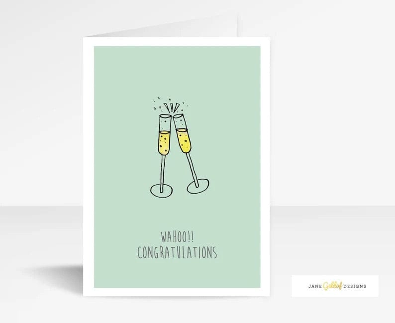 Ecoanniepooh  Woohoo!! Congratulations Card