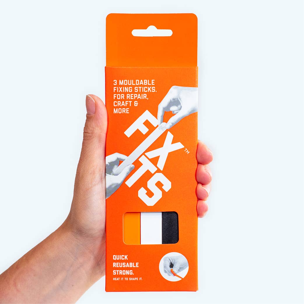 ecoLiving Black white and Orange FixIts - 3 Pack
