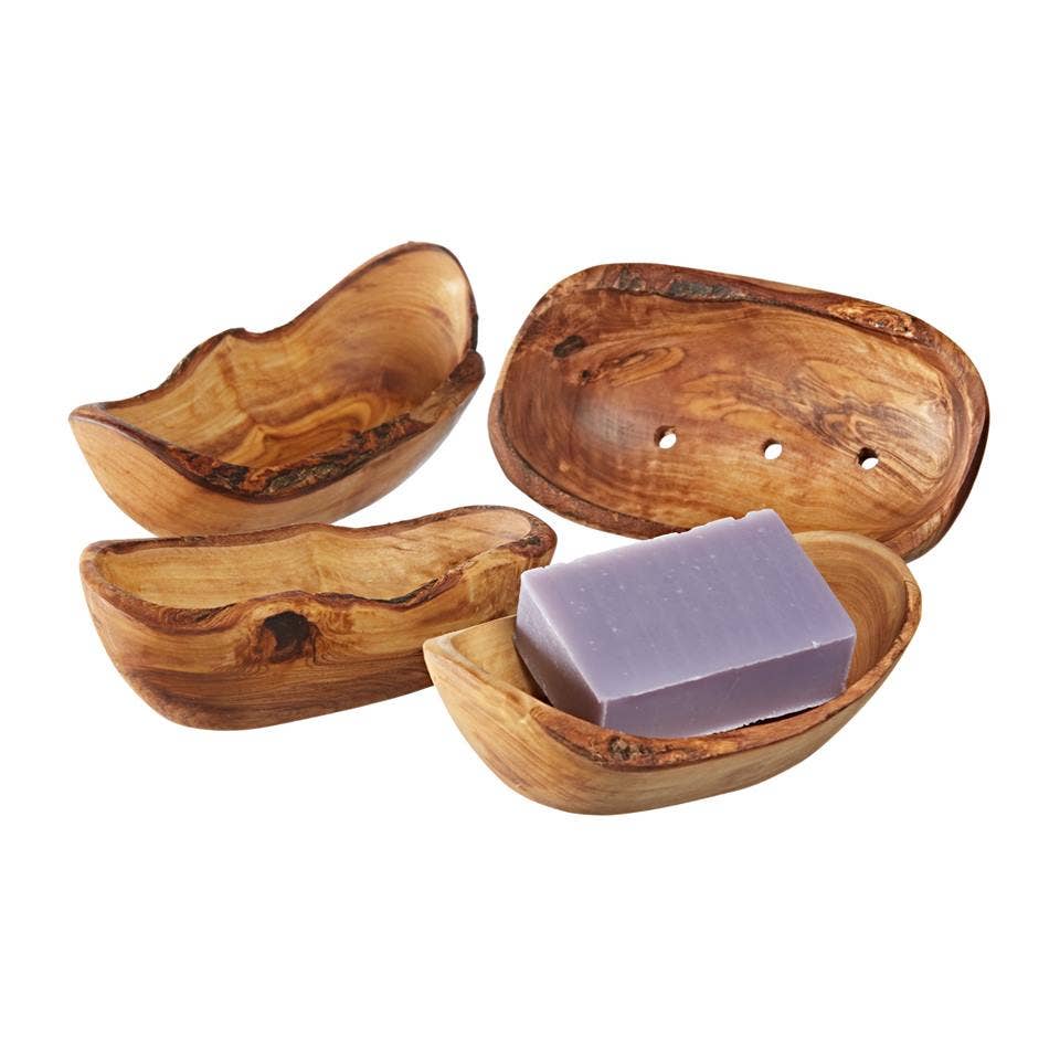 ecoLiving Olive Wood Soap Dish