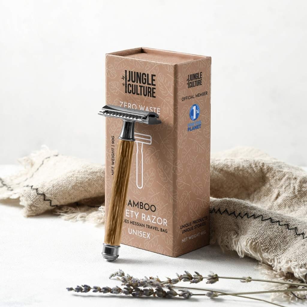 Jungle Culture Dark Bamboo Jungle Culture Reusable Safety Razor