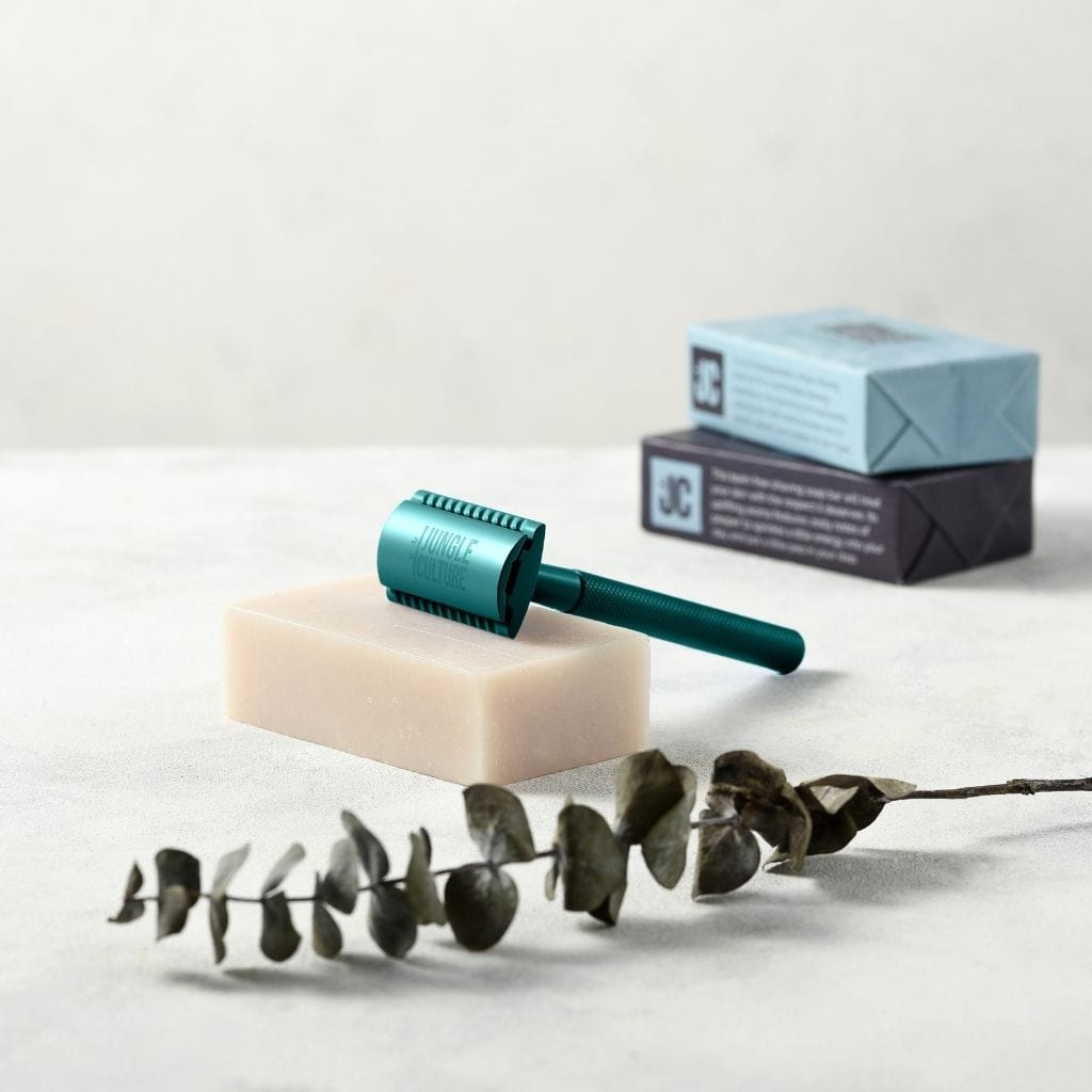 Jungle Culture Teal Jungle Culture Reusable Safety Razor