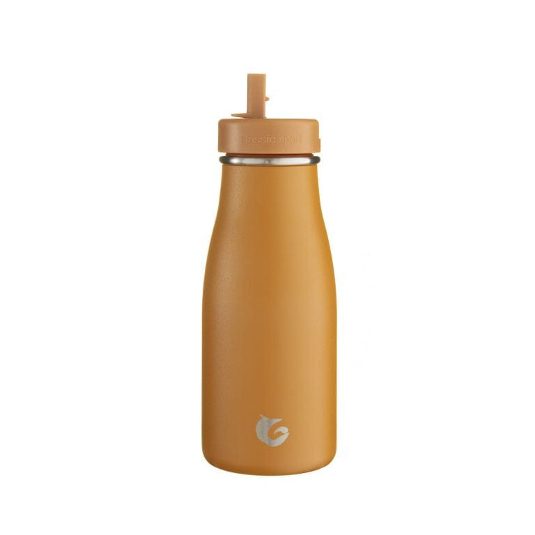 One Green Bottle reusable drink bottle Toffee Stainless steel Evolution insulated bottle 350ml