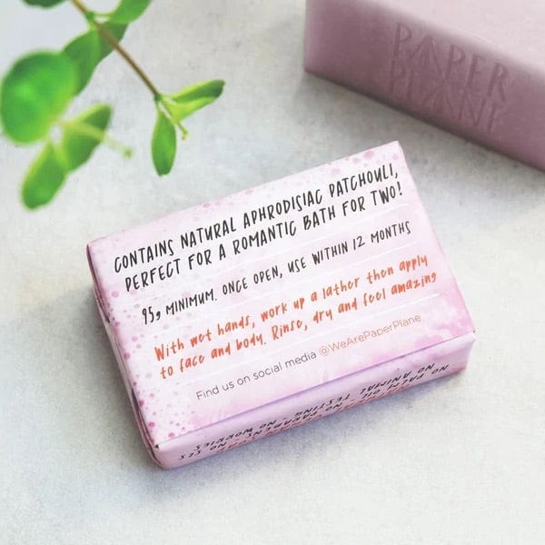 Paper Plane Designs Lovers’ Soap