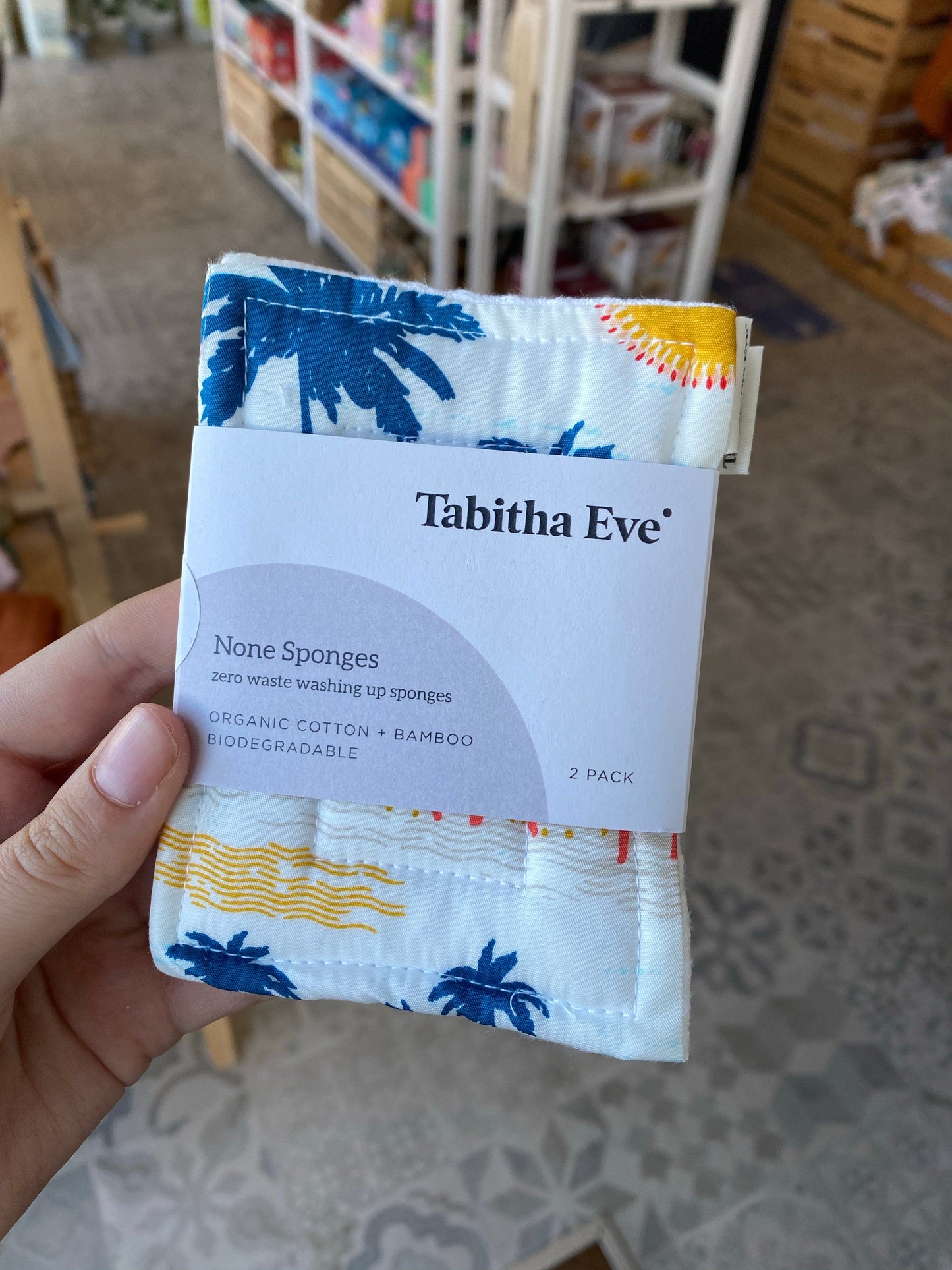 Tabitha Eve Beach Dishwashing None Sponge 2 Pack