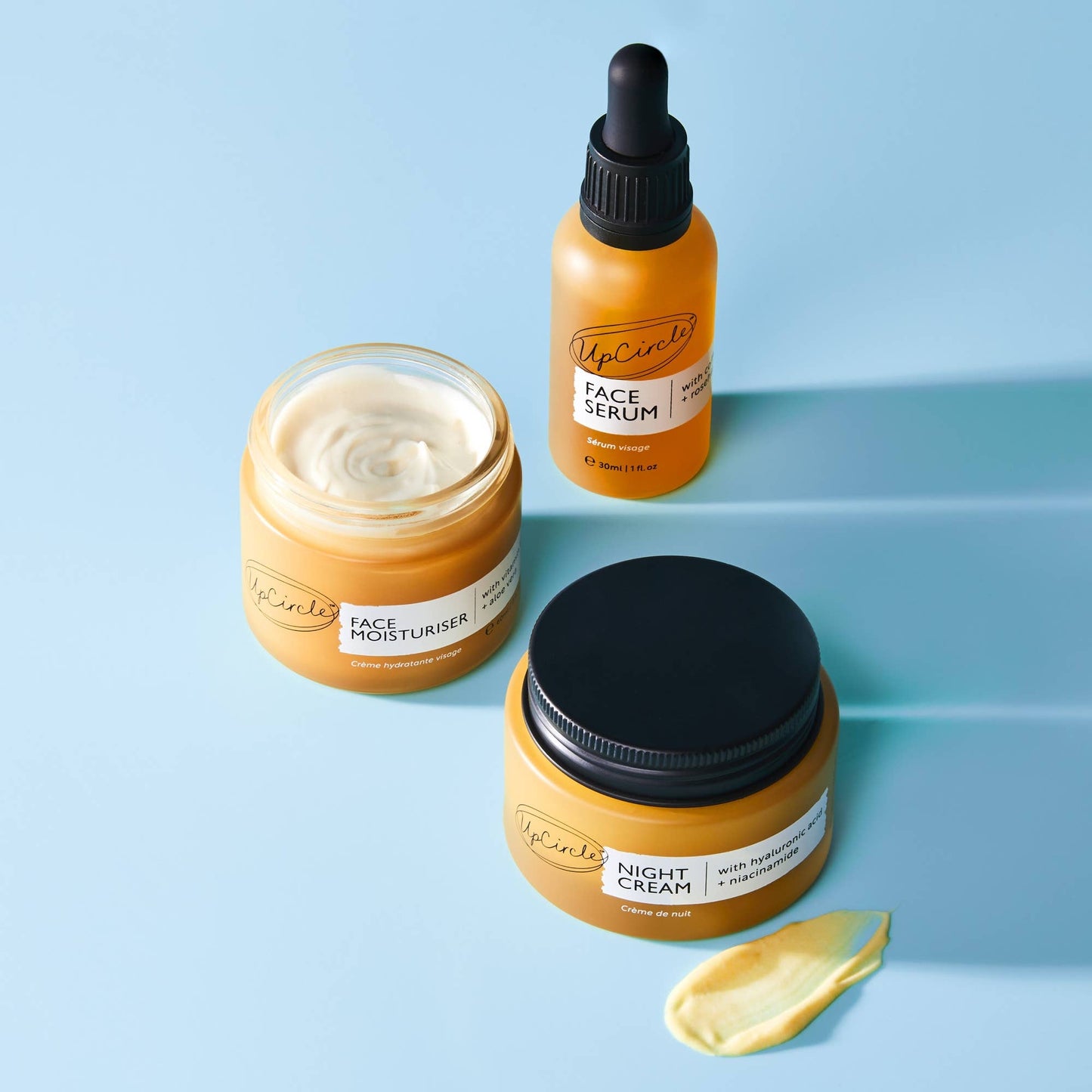 UpCircle Beauty Europe Face Moisturiser with Vitamin E + Aloe Vera - Eco Day Cream
