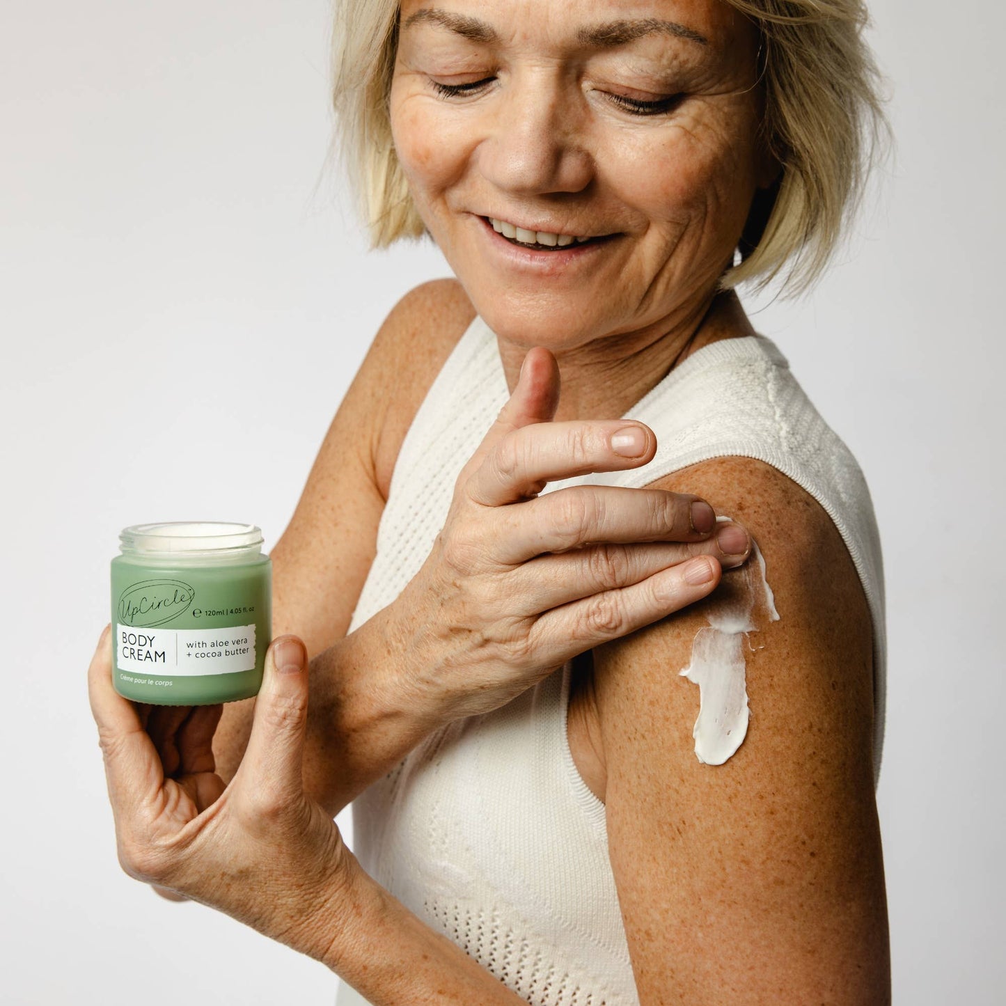 UpCircle Beauty Europe Soothing Spa Body Cream with Aloe Vera + Cocoa Butter
