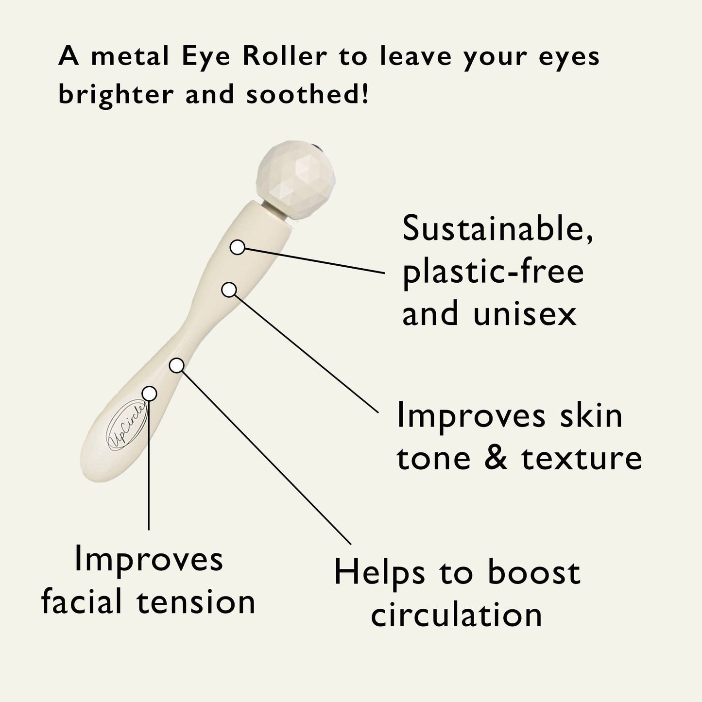 UpCircle Beauty Europe Vegan Hydrating Eye Cream with Hyaluronic Acid + Coffee Oil