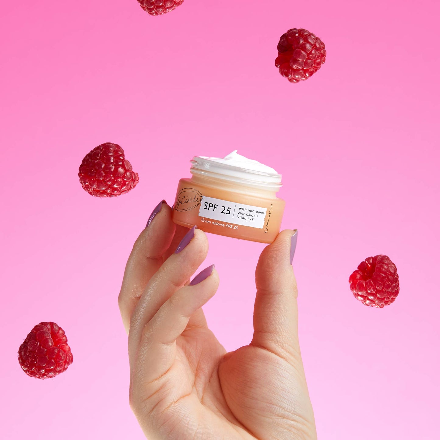 UpCircle Beauty Europe Zero Waste, Reef-safe, SPF25 Mineral Sunscreen - Travel Size