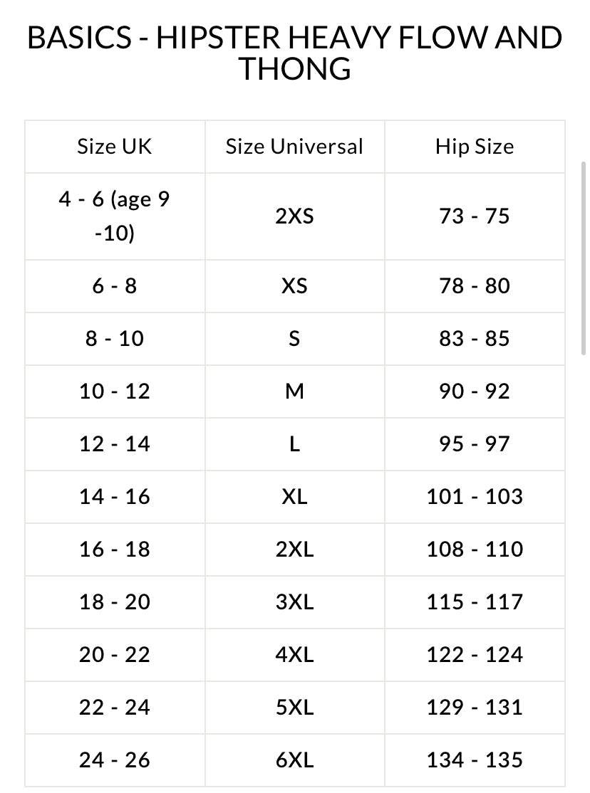 Wuka WUKA Basics™ Hipster - Heavy flow