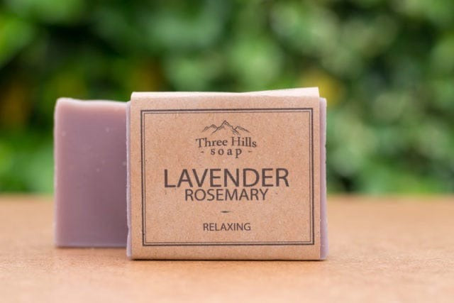 Anniepooh gift box Relaxing - Lavender Rosemary / Cream / Relaxing - Lavender Rosemary Soap and dish gift set