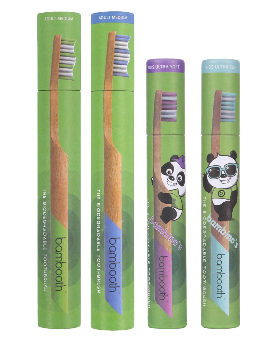 Bambooth Bambooth Toothbrush Family Pack
