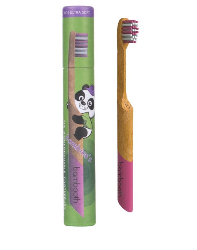 Bambooth Purple Bambooth kids toothbrush Soft