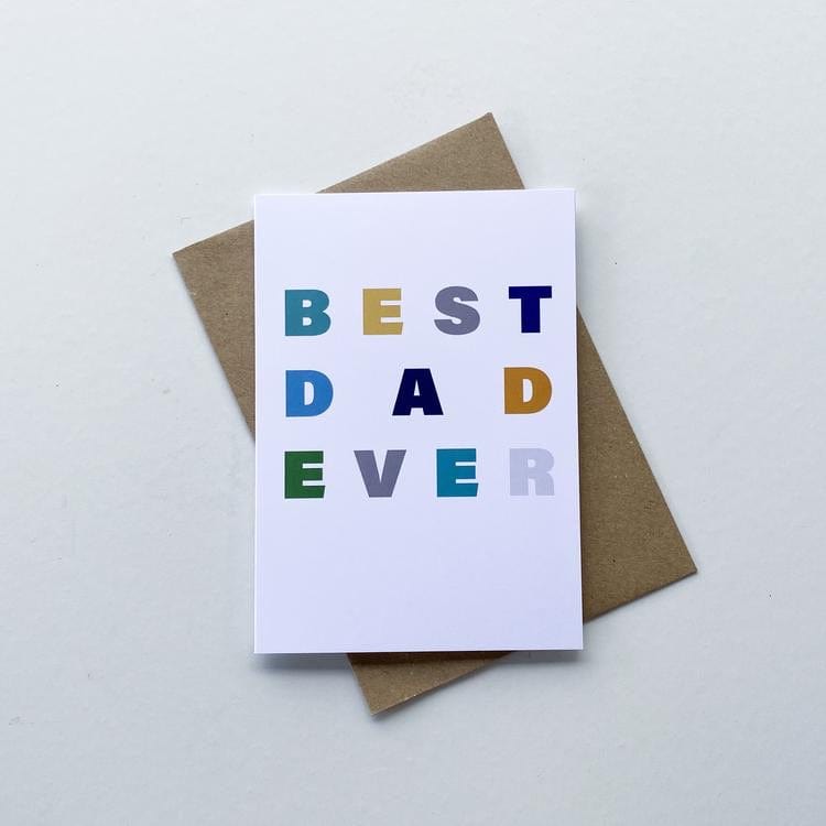 Ecoanniepooh Best Dad Ever Card