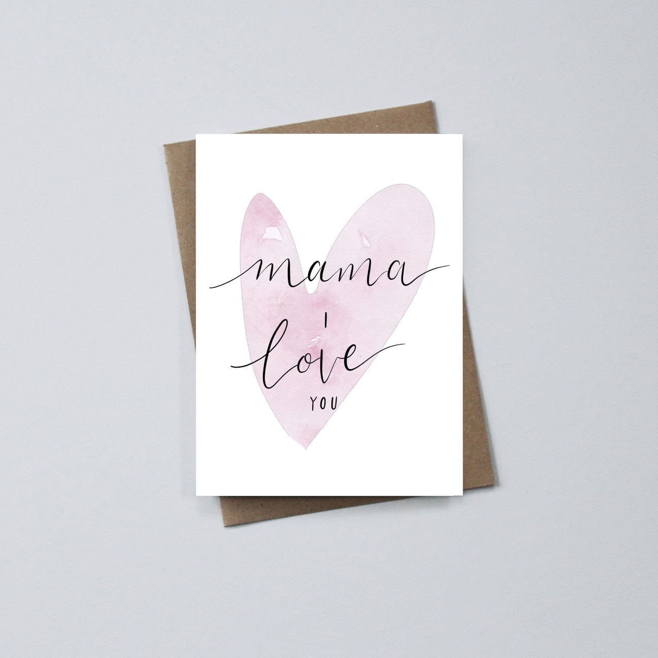 Ecoanniepooh Mama I Love You card