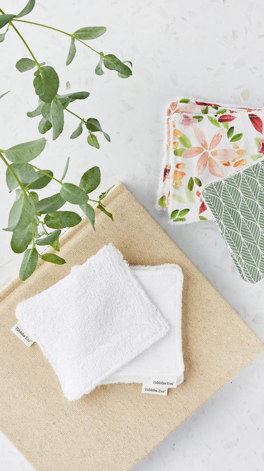 Ecoanniepooh Organic cotton & bamboo Makeup Remover pads (3) Various patterns