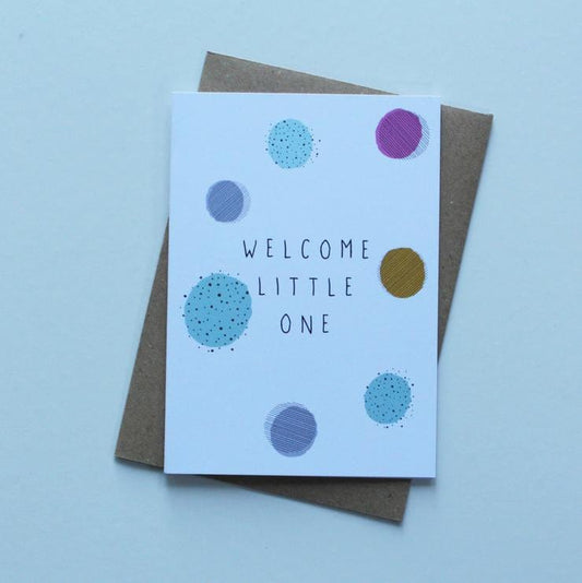 Ecoanniepooh  Welcome Little One Card