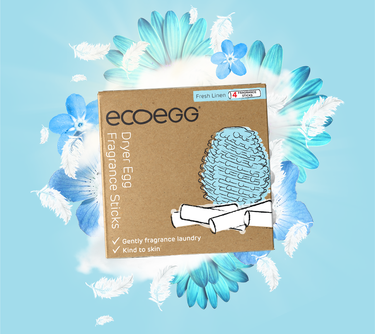 EcoEgg Fresh Linen EcoEgg Dryer Egg Refill