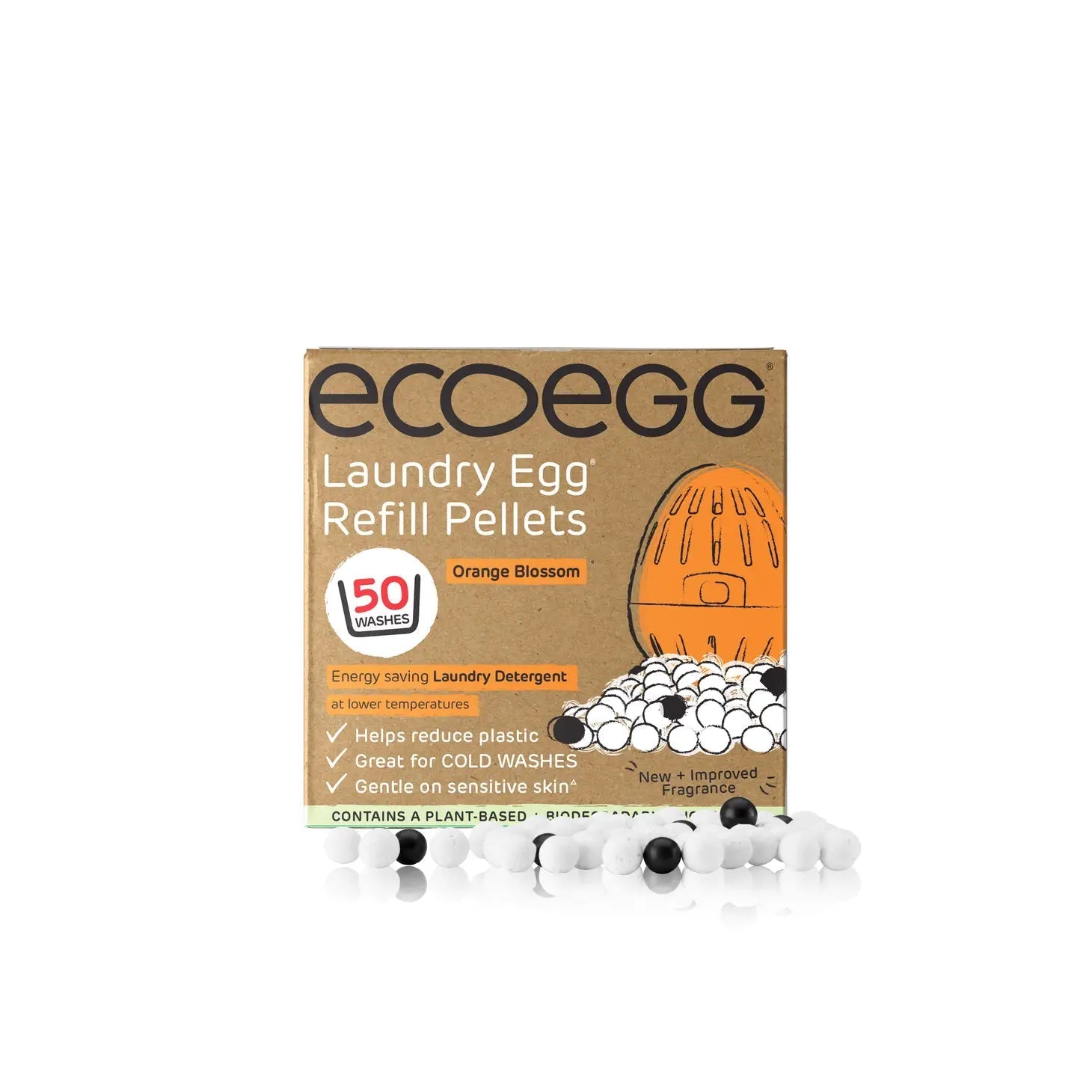 EcoEgg Orange Blossom EcoEgg Laundry Egg Refill