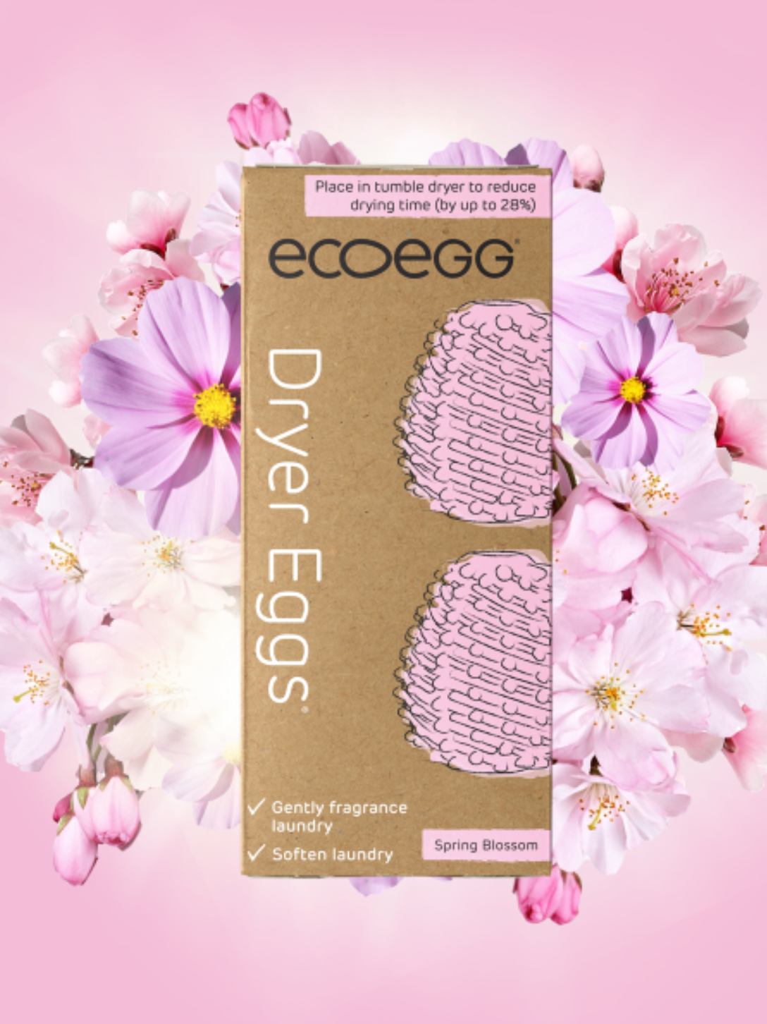 EcoEgg Spring Blossom EcoEgg Dryer Egg