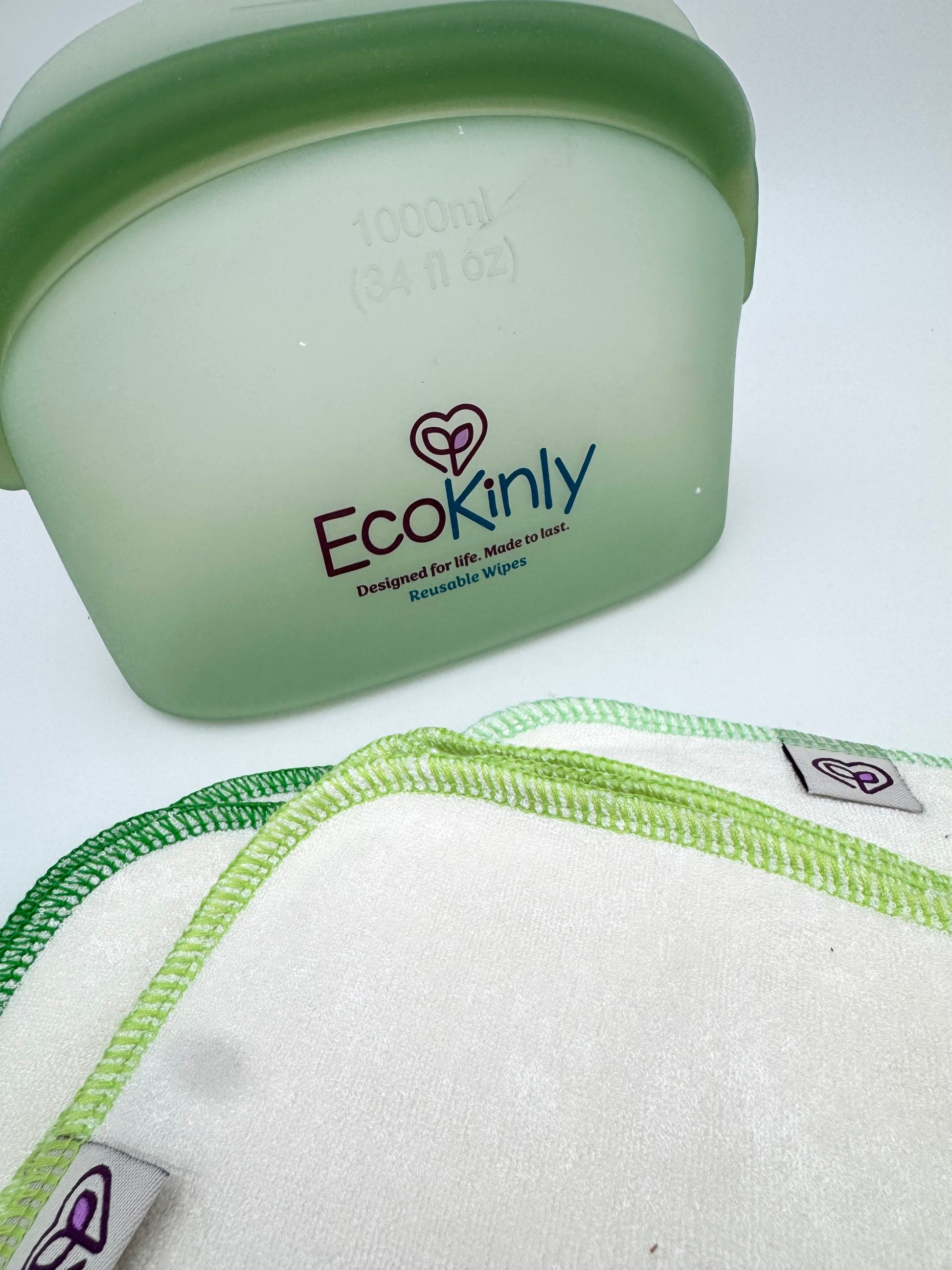 EcoKinly Reusable Wipes Kit