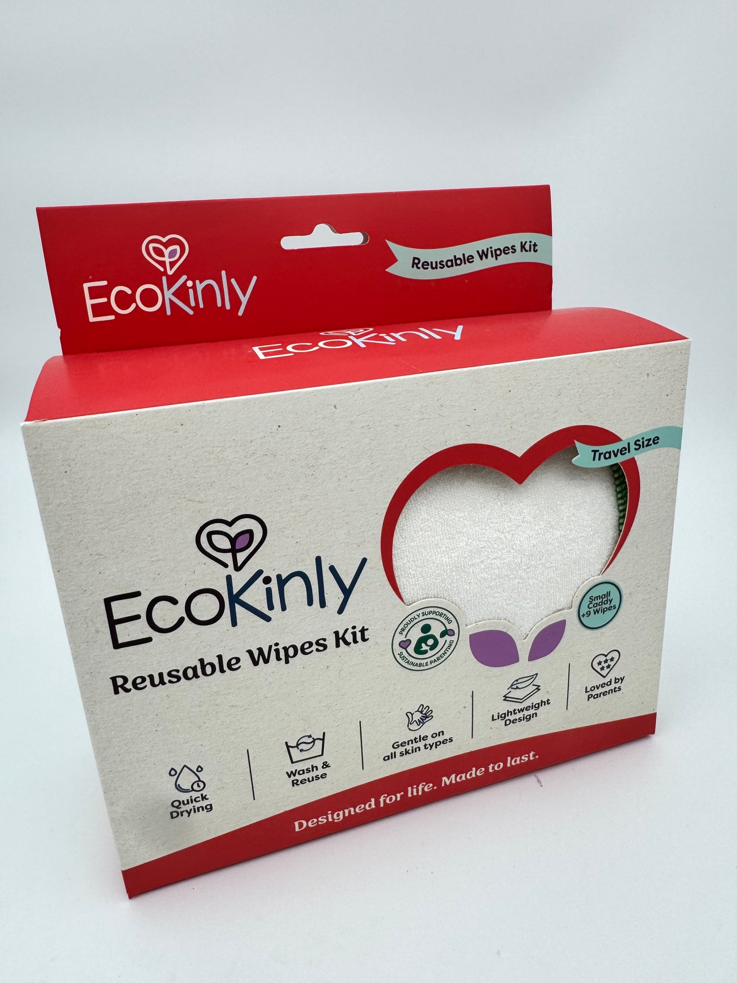 EcoKinly Travel Reusable Wipes Kit