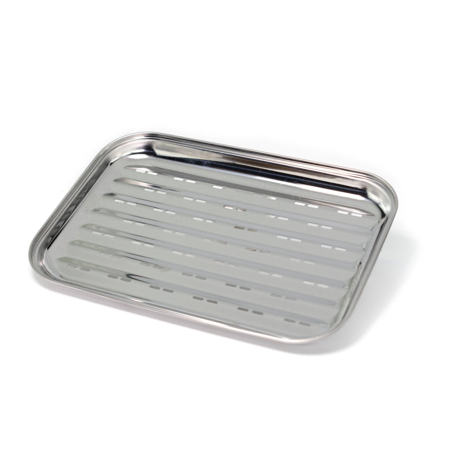 Greencult Stainless steel grill tray, non-toxic, aluminum-free, re-use