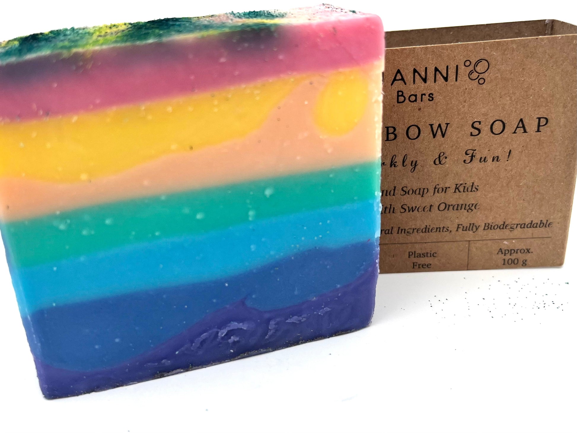 Janni Bars Bar soap Stripe Rainbow Soap Bar