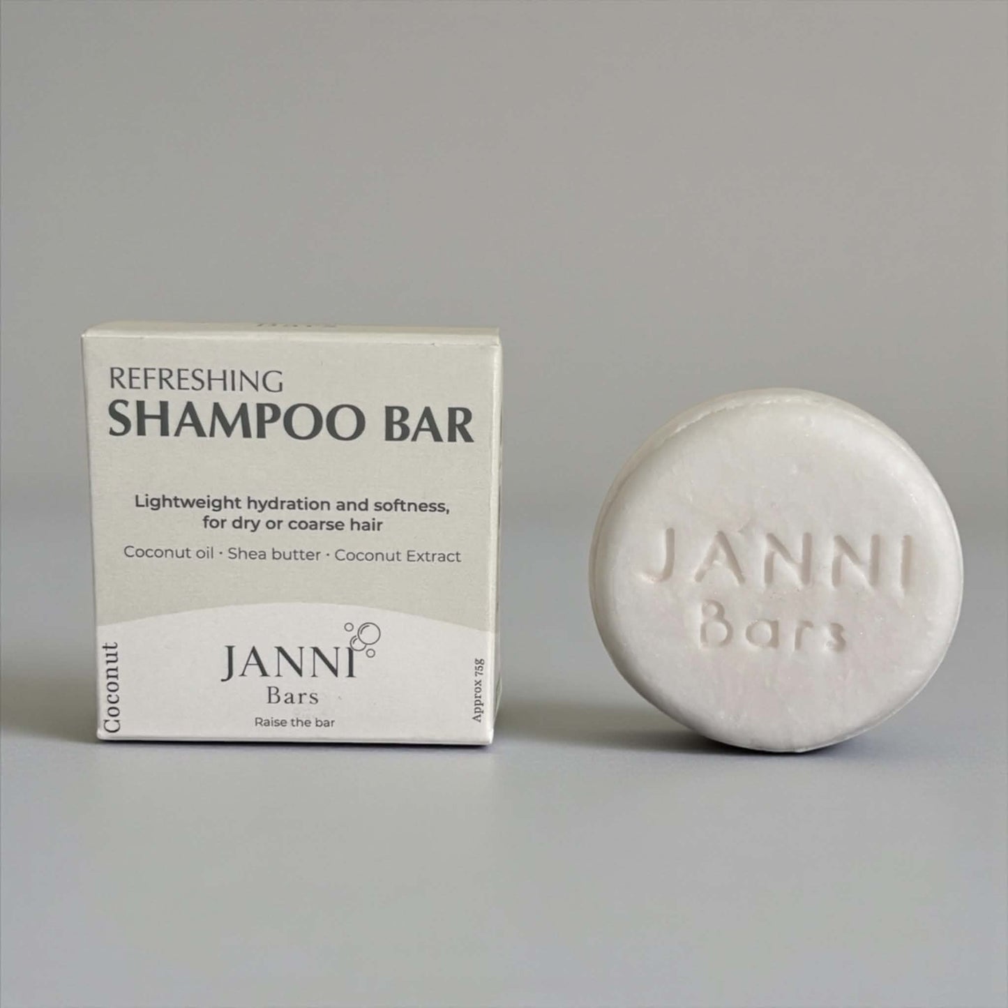Janni Bars Refreshing Shampoo Bar for Dry Hair / Deep Hydration