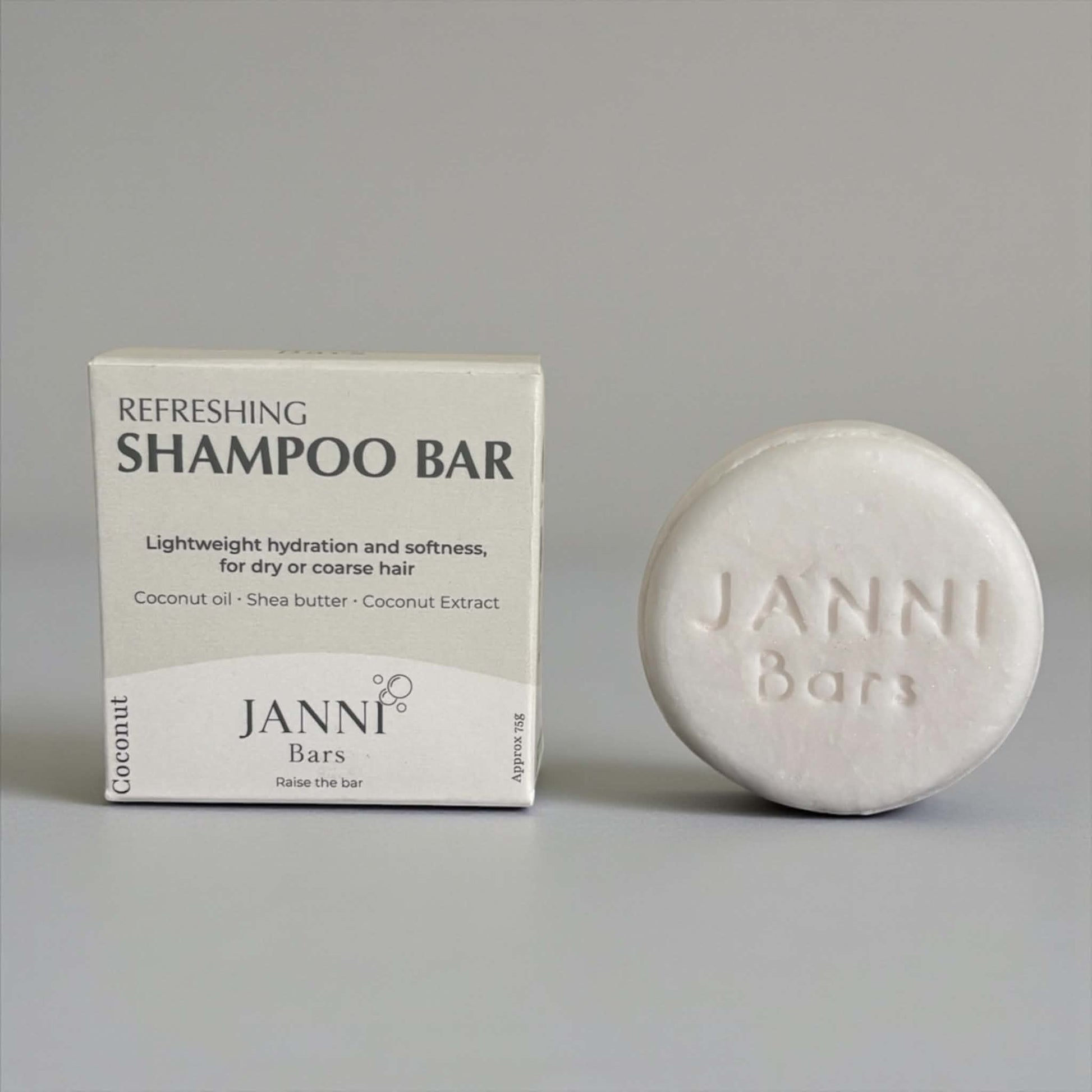 Janni Bars Refreshing Shampoo Bar for Dry Hair / Deep Hydration