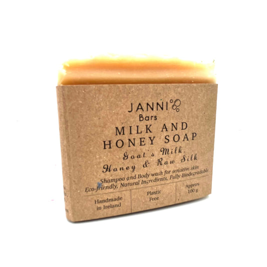 Janni Bars soap Milk & Honey Soap