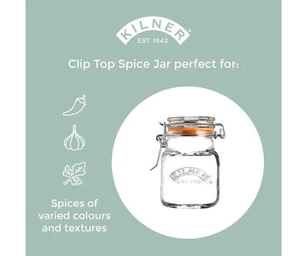 Kilner Kilner Clip Top Spice Jar - 70ml