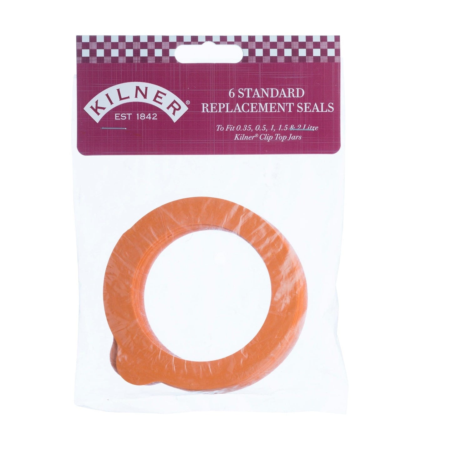 Kilner Kilner Pack Of 6 Rubber Seals 0.35 - 2 Litres