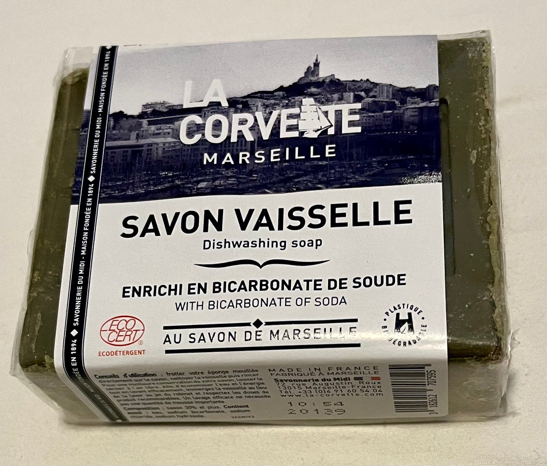 La Corvette Savon De Marseille dishwashing soap
