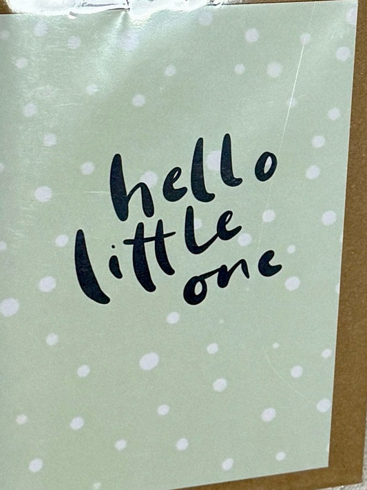 May Bear Designs Hello Little One baby card