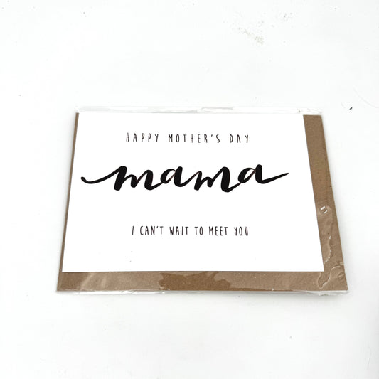 May Bear Designs I can’t wait to meet you. Happy Mother’s Day Mama.