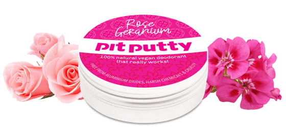 Pit Putty Rose and Geraniums Pit Putty Aluminium Free Natural Deodorant