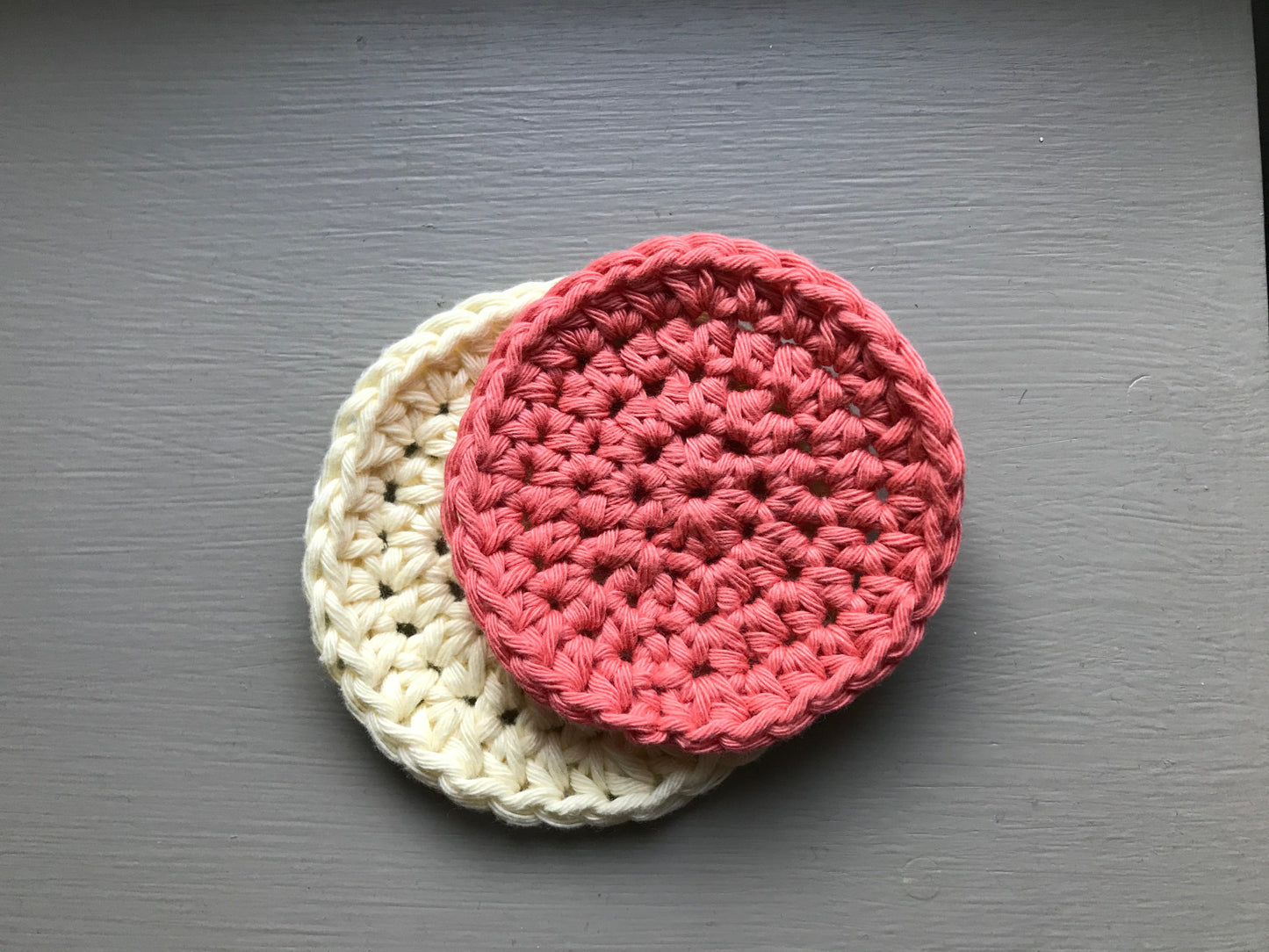 Real knits Handmade Cotton Face Cleansing Pad (Scrubbies)