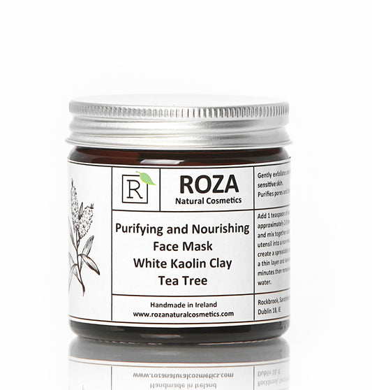 Roza Skincare Purifying and nourishing face mask.