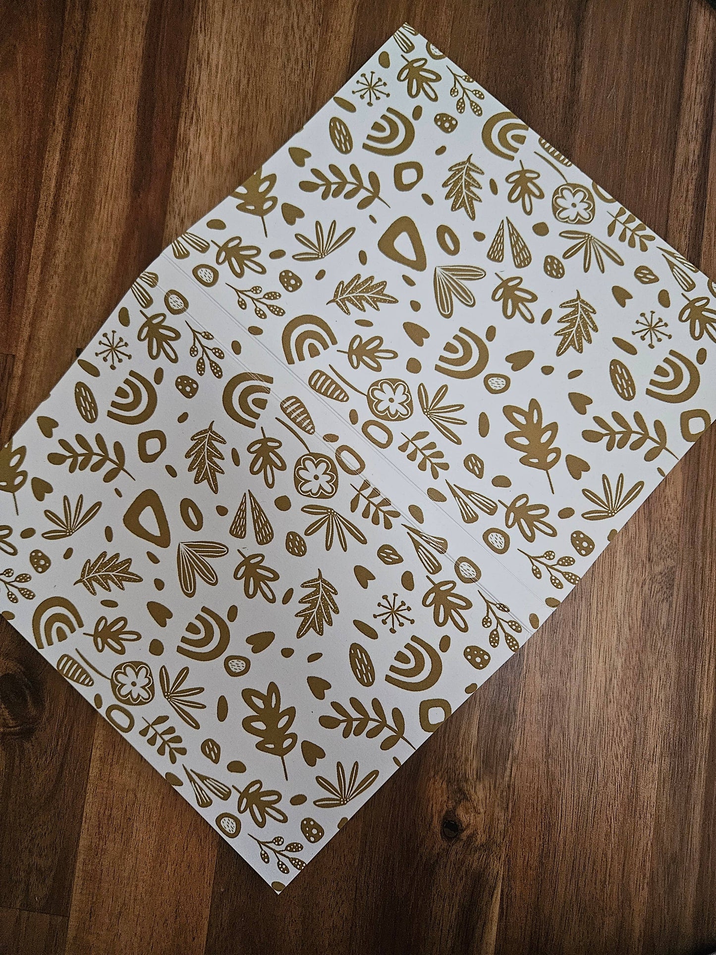 She Designs He Prints Rainbow Notebook, hand made using recycled materials.